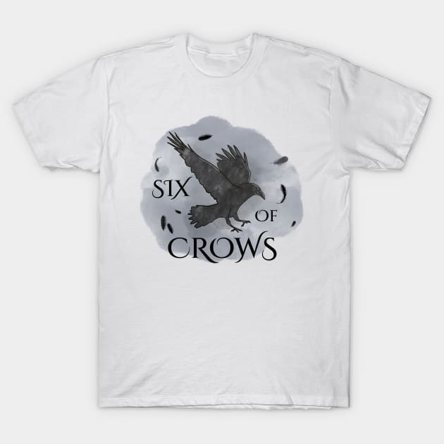 Six of Crows the Crow Design T-Shirt by AnabellaCor94